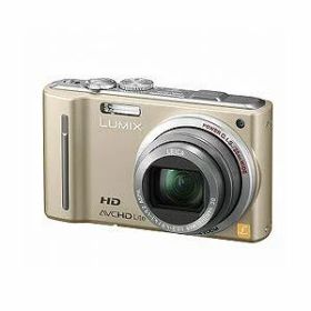 【中古】パナソニック デジタルカメラ ルミックス ゴールド DMC-TZ10-N