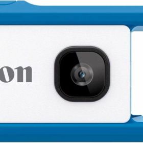 【中古】Canon カメラ iNSPiC REC ブルー (小型/防水/耐久) アソビカメラ FV-100 BLUE当店保証30日間 人気モデル 高画質 売れ筋