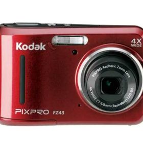 ★新品 コダック/ Kodak PIXPRO FZ43 コンパクトデジタルカメラ レッド