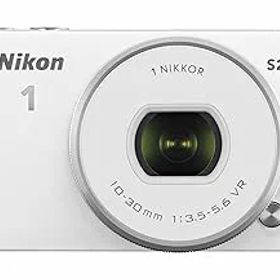 【中古】Nikon ミラーレス一眼 Nikon1 S2 標準パワーズームレンズキット ホワイト S2PLKWH