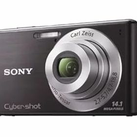 【中古】SONY デジタルカメラ Cyber-Shotサイバーショット W530 1410万画素CCD 光学x4 ブラック DSC-W530/B