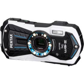 【中古】PENTAX 防水デジタルカメラ Optio WG-2GPS (グロスホワイト) OPTIOWG-2GPSWH当店保証30日間 人気モデル 高画質 売れ筋