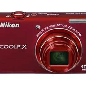 【中古】【良い】Nikon デジタルカメラ COOLPIX (クールピクス) S6200 ブリリアントレッド S6200RD