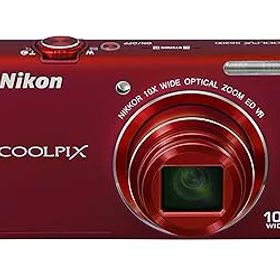 【中古】Nikon デジタルカメラ COOLPIX クールピクス S6200 ブリリアントレッド S6200RD