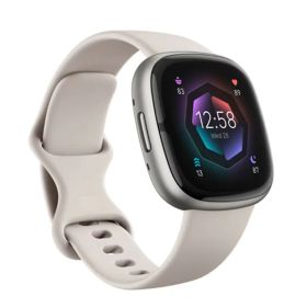 Fitbit Sense 2 スマートウォッチ [ルナホワイト/プラチナアルミニウム][ラッピング可]