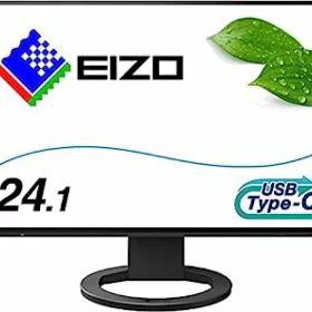 【中古】EIZO FlexScan EV2485-BK (24.1型/1920×1200/フレームレスモニター/アンチグレアIPS/疲れ目軽減/ブラック)