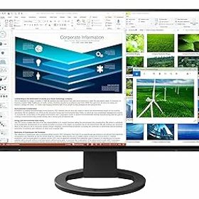 【中古】(良い)EIZO FlexScan EV2485-BK (24.1型/1920×1200/フレームレスモニター/アンチグレアIPS/疲れ目軽減/ブラック/The warranty is valid only in Japan