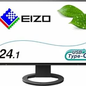 【中古】EIZO FlexScan EV2485-BK (24.1型/1920×1200/フレームレスモニター/アンチグレアIPS/疲れ目軽減/ブラック)