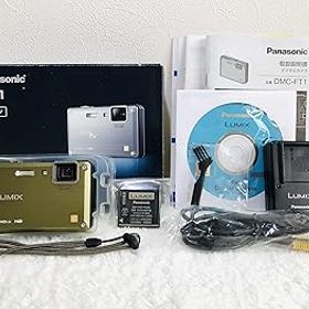 【中古】パナソニック 防水デジタルカメラ LUMIX (ルミックス) FT1 フォリッジグリーン DMC-FT1-G