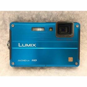【中古】 パナソニック Panasonic デジタルカメラ ルミックス スプラッシュブルー DMC-FT2-A 当店保証30日間 人気 ミラーレス 一眼レフ 交換レンズ カメラ