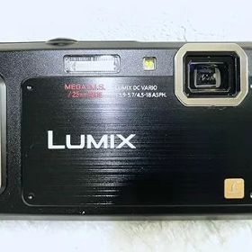 【中古】パナソニック デジタルカメラ ルミックス 防水モデル エスプリブラック DMC-FT20-K