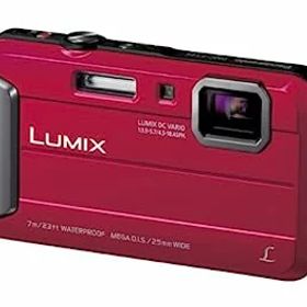 【中古】【非常に良い】パナソニック デジタルカメラ ルミックス FT25 防水 レッド DMC-FT25-R