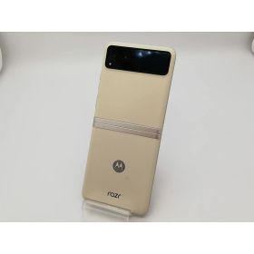 【中古】MOTOROLA SoftBank 【SIMフリー】 motorola razr 40s バニラクリーム 8GB 256GB A303MO【アリオ倉敷】保証期間1ヶ月【ランクA】