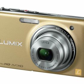 【中古】【非常に良い】パナソニック デジタルカメラ LUMIX FX77 レオパードゴールド DMC-FX77-N