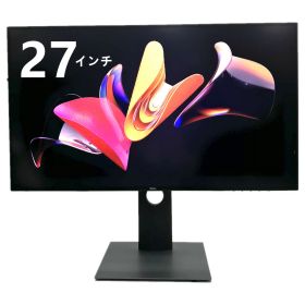 【送料無料】TF: 大画面 超精細 Dell U2719D 27インチ モニター WQHD（2560x1440）/IPS非光沢/DP,HDMI/)液晶モニターノングレア(非光沢) 古液晶モニター 中古ディスプレイ 高画質 昇降・回転可能【3ヶ月間保証】
