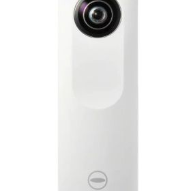 【中古】【1ヶ月保証】 リコー RICOH THETA m15 ホワイト 全天球 360度カメラ 0910700 SDカード付き