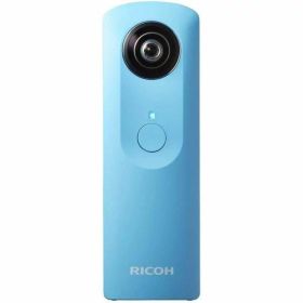【中古】 リコー RICOH THETA m15 ブルー 全天球 360度カメラ 当店保証30日間 人気 ミラーレス 一眼レフ 交換レンズ カメラ