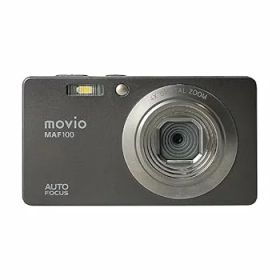 【中古】movio オートフォーカス機能 2.7インチ液晶搭載 コンパクトデジタルカメラ MAF100