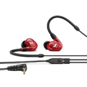 SENNHEISER｜ゼンハイザー 508942 プロ用モニタリングイヤホン レッド IE-100-PRO-RED [カナル型 /φ3.5mm ミニプラグ]