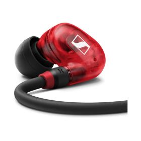 ゼンハイザー(Sennheiser) IE 100 PRO RED プロ用モニタリングイヤホン 赤 【国内正規品】 508942 カナル型 有線イヤホン