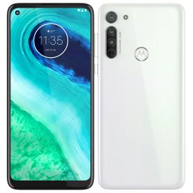 【中古】Bランク【やや傷や汚れあり】 SIMフリー Moto G8 power [64G] パールホワイト 利用制限-(白ロム) 送料無料