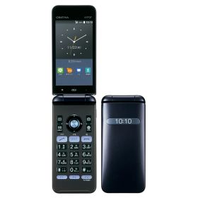 【中古】Bランク【やや傷や汚れあり】 SIMフリー KYF37 京セラ GRATINA ブラック 利用制限〇(白ロム) 送料無料