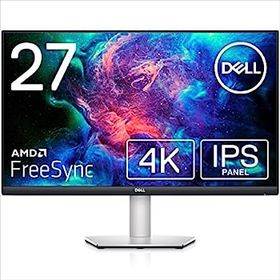 【中古】Dell S2721QS 27インチ 4K モニター (3/IPS非光沢/DP・HDMIx2/sRGB 99%/縦横回転・高さ調節/AMD FreeSync/スピーカー付)
