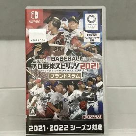コナミ KONAMI スイッチソフト eBASEBALLプロ野球スピリッツ2021 グランドスラム HAC-P-AZN9A 【中古】