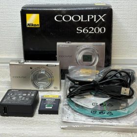 【美品・完動品】Nikon Coolpix S6200 シルバー