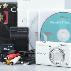 【中古】Nikon ニコン COOLPIX S6200 ナチュラルホワイト コンパクトデジタルカメラ 元箱付き