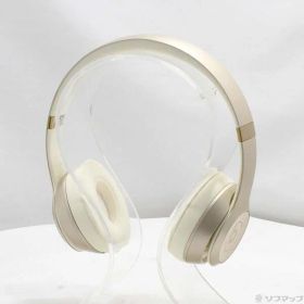 【中古】Beats by Dr. Dre 〔展示品〕 Beats Solo4 メタリックゴールド MDWH4PA／A 【344-ud】