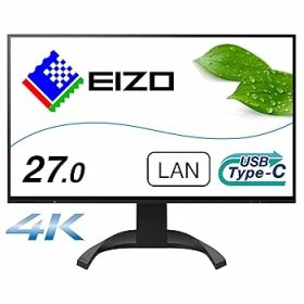 【中古】【未使用】EIZO FlexScan EV2740X-BK (27型モニター/3840×2160/USB Type-C対応/ノートPC給電/疲れ目軽減/ブラック/The warranty is valid only in Japan)