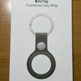 AirTag FineWoven Key Ring Moss モス