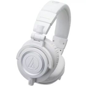 【ポイント10倍】 オーディオテクニカ イヤホン・ヘッドホン ATH-M50xWH [ホワイト] [タイプ：ヘッドホン 装着方式：オーバーヘッド 構造：密閉型(クローズド) 駆動方式：ダイナミック型] 【P10倍】