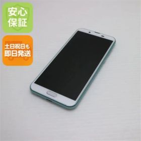 美品 AQUOS sense2 かんたん ミントグリーン スマホ 本体 白ロム 土日祝発送OK 07000