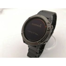 【中古】Garmin fenix 6X Pro Dual Power - Ti Black DLC Titanium band 010-02157-5D【神保町】保証期間1ヶ月【ランクA】
