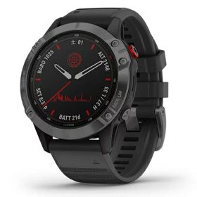 ガーミン(GARMIN) fenix 6 Pro Dual Power 010-02410-45 [Slate Gray DLC/Black] 新品 送料無料