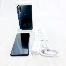 Galaxy A7 本体 SIMフリー ブラック SM-A750C q9