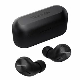 【中古】［非常に良い］テクニクス ワイヤレスイヤホン EAH-AZ40M2-K ブラック bluetooth ノイズキャンセリング 3台マルチポイント IPX4 LDAC対応 ハイレゾ音質再生 ア