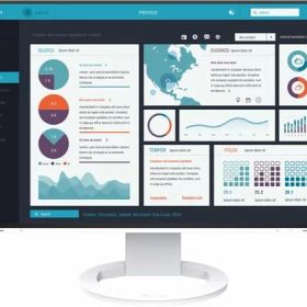 【マラソン限定★2,000円クーポン＆ポイント2倍】送料無料【お取り寄せ】EIZO 液晶ディスプレイ 24.1型 プレミアム ホワイト EV2495-WT ディスプレイ モニター本体 デイスプレイ パソコン 家電