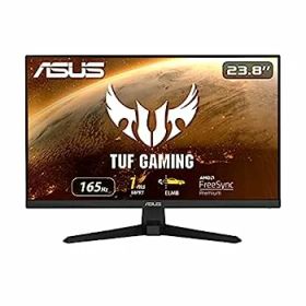 【中古】（非常に良い）ASUS ゲーミングモニター 165Hz 23.8インチ モニター IPS フルHD 1ms HDMI(x2) DisplayPort スピーカー TUF Gaming VG249Q1A-J