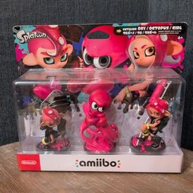 スプラ アミーボ 任天堂 amiibo トリプルセット タコガール/タコ/タコボーイ スプラトゥーンシリーズ 新品