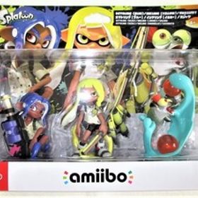 ★新品 Nintendo 任天堂 amiibo トリプルセット[オクトリング【ブルー】／インクリング【イエロー】／コジャケ](スプラトゥーンシリーズ)★