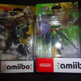 amiibo ゼルダの伝説 セット リンク ウルフリンク 未開封(買594）（2月9日）