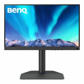 BenQ｜ベンキュー クリエイター液晶ディスプレイ(27型/IPS/4K UHD 3840×2160/60Hz/5ms/HDR10/HDMI2.0/DP1.4/USB Type-C/VESA/3年間センドバック保証)(グレー) カラーマネジメントモニター SW272U-JP