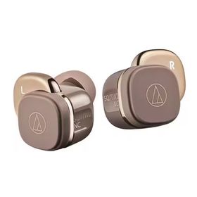 オーディオテクニカ ATH-SQ1TW2NC CA ワイヤレスヘッドホン アクティブノイズキャンセリング搭載 ワイヤレス充電対応 カフェラテ