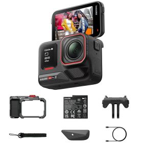 《新品》Insta360 (インスタサンロクマル) Ace Pro 2 シングルバッテリー ストリート撮影キット ダークグレイ CINSBBGA-ACEPRO244【KK9N0D18P】