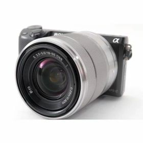 【中古】ソニー SONY NEX-5R レンズセット ブラック 美品 Wi-Fiでスマホへ転送 フラッシュ付き当店保証30日間 人気モデル 高画質 売れ筋