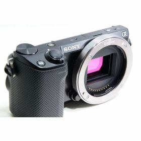 【中古】ソニー SONY NEX-5R ブラック ボディ 美品 ストラップ付き