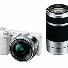 【中古】ソニー SONY ミラーレス一眼カメラ α NEX-5Rダブルズームレンズキット ホワイト NEX-5RY/W